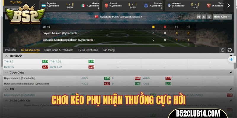 Chơi kèo phụ nhận thưởng cực hời