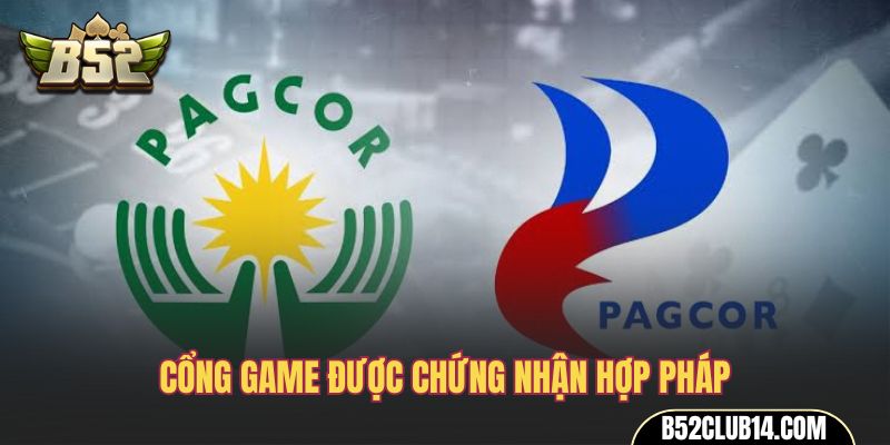 Cổng game đã được chứng nhận hợp pháp