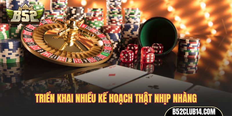 Triển khai nhiều kế hoạch thật nhịp nhàng
